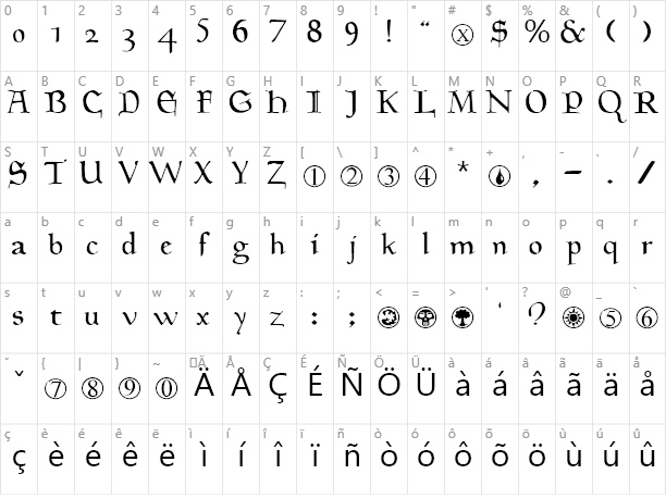 Gothic Magic The Gathering Example Magic The Gathering - Microsoft Sans Serif (612x459), Png Download