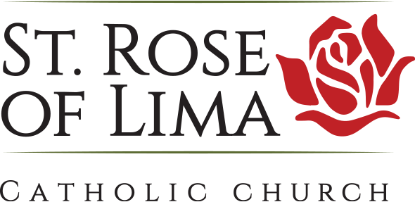 Saint Rose Of Lima Catholic Church - St Rose Of Lima Logo (590x287), Png Download