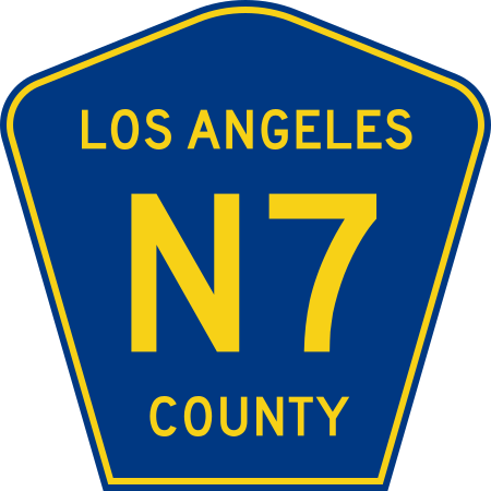 Los Angeles County N7 - Suffolk County Route 5 (450x450), Png Download