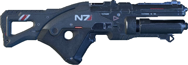 Mea N7 Valkyrie - Mass Effect Andromeda Guns (641x222), Png Download
