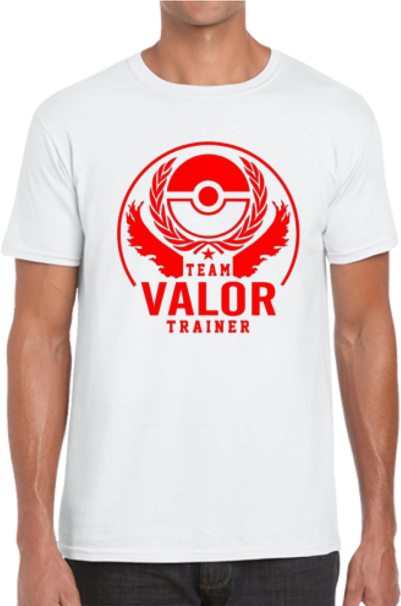 Team Valor Trainer (unisex Tees) (1200x1200), Png Download