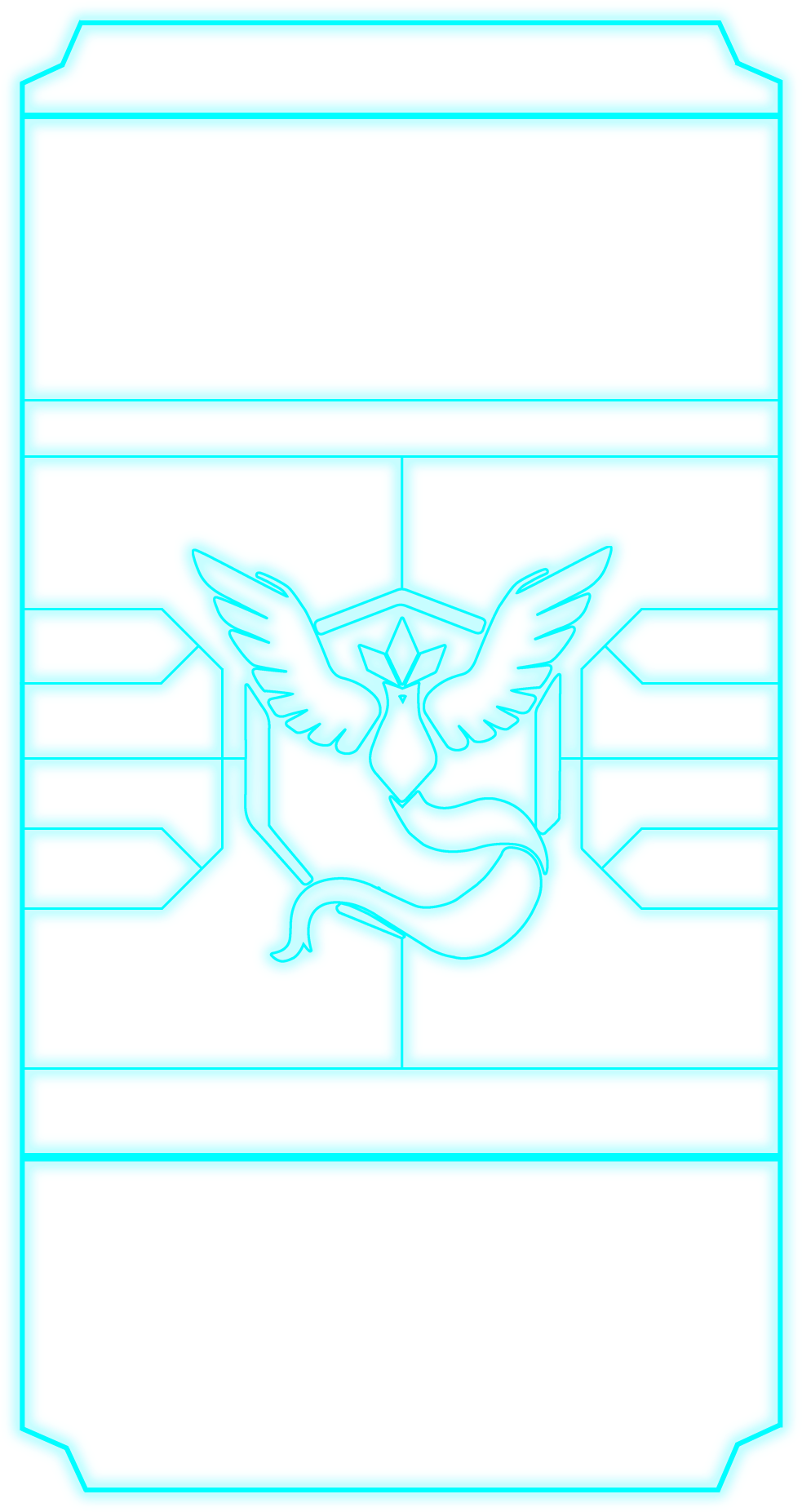 Team Mystic - Line Art (1080x1920), Png Download