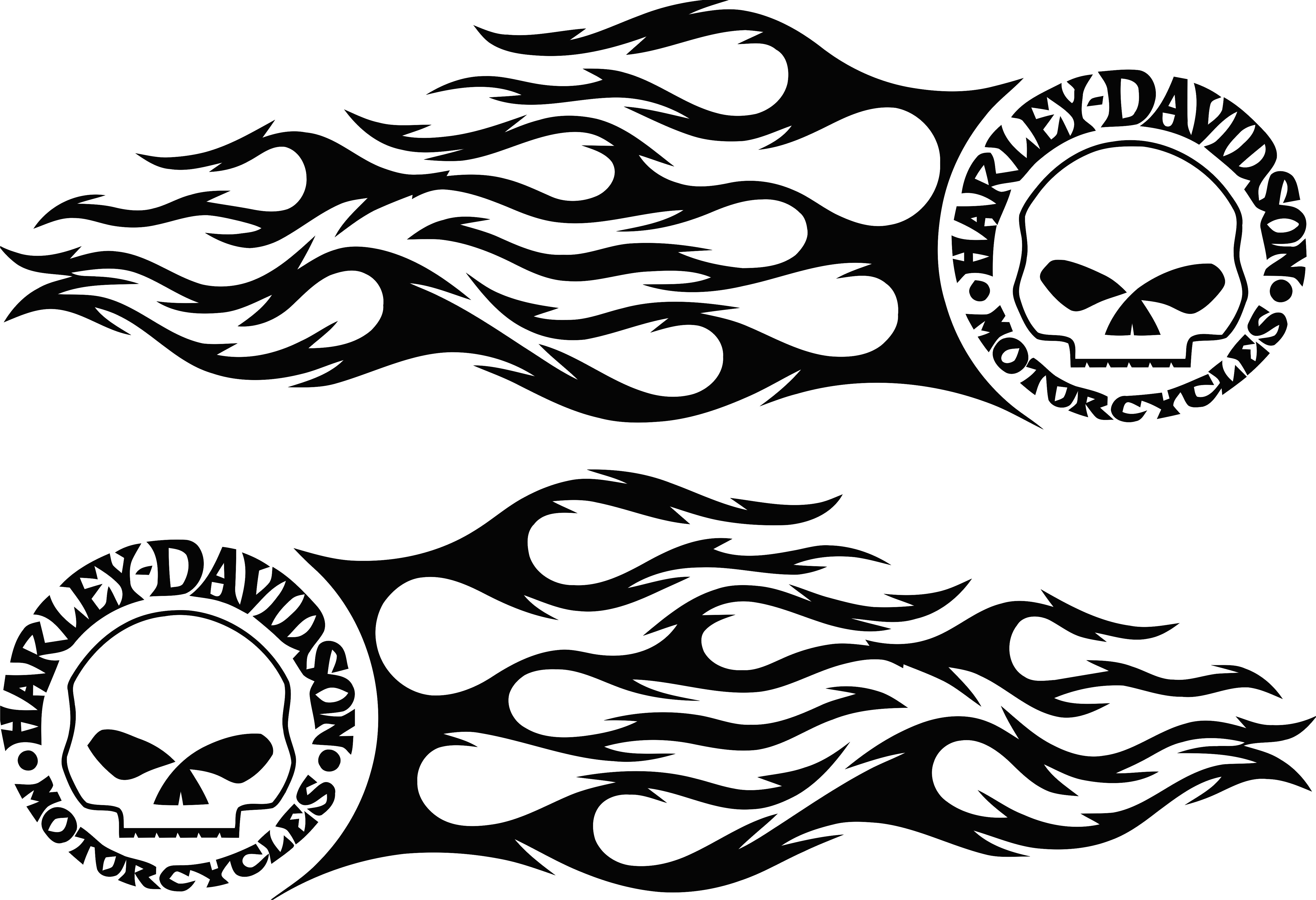 Logos De Harley Davidson Motos (5210x3564), Png Download