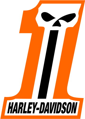 Number One Harley Logo, To Pin On Pinterest - Harley Decals (500x500), Png Download