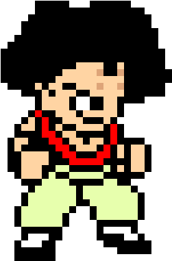 Krillin - Krillin Pixel Art (380x380), Png Download
