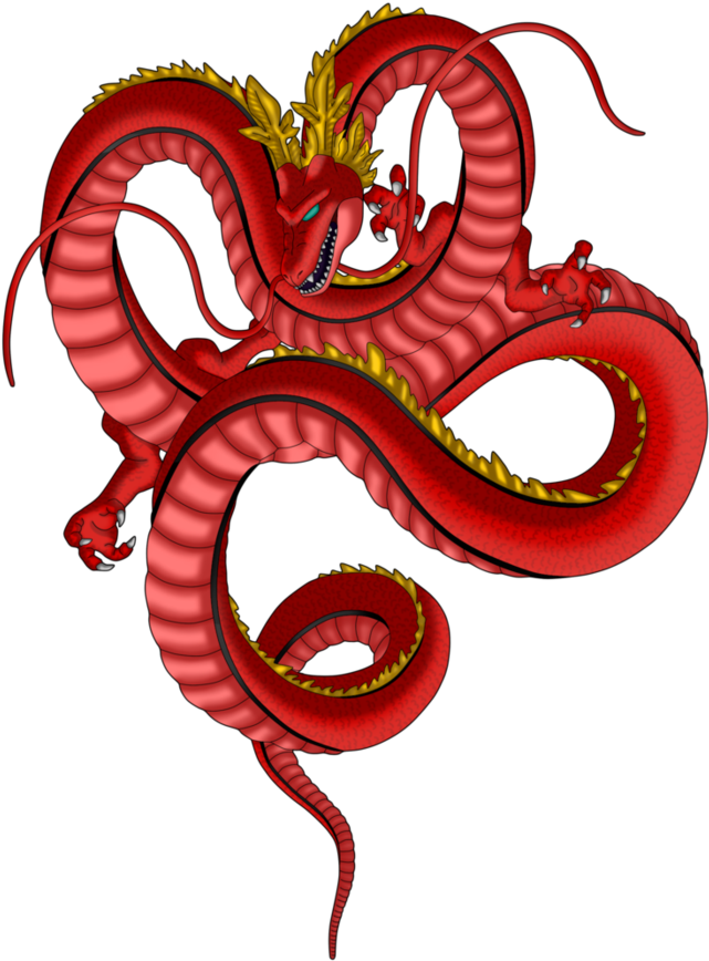 Clipart Royalty Free Download Red Dragon By Byceci - Dragon Ball Red Dragon (894x894), Png Download