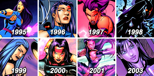 40 Years Of Psylocke - Psylocke And Tom Lennox (500x248), Png Download