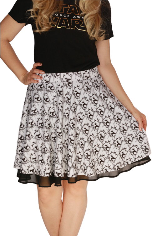 Her Universe Stormtrooper Skirt - Disney Stormtrooper Skirt (493x750), Png Download
