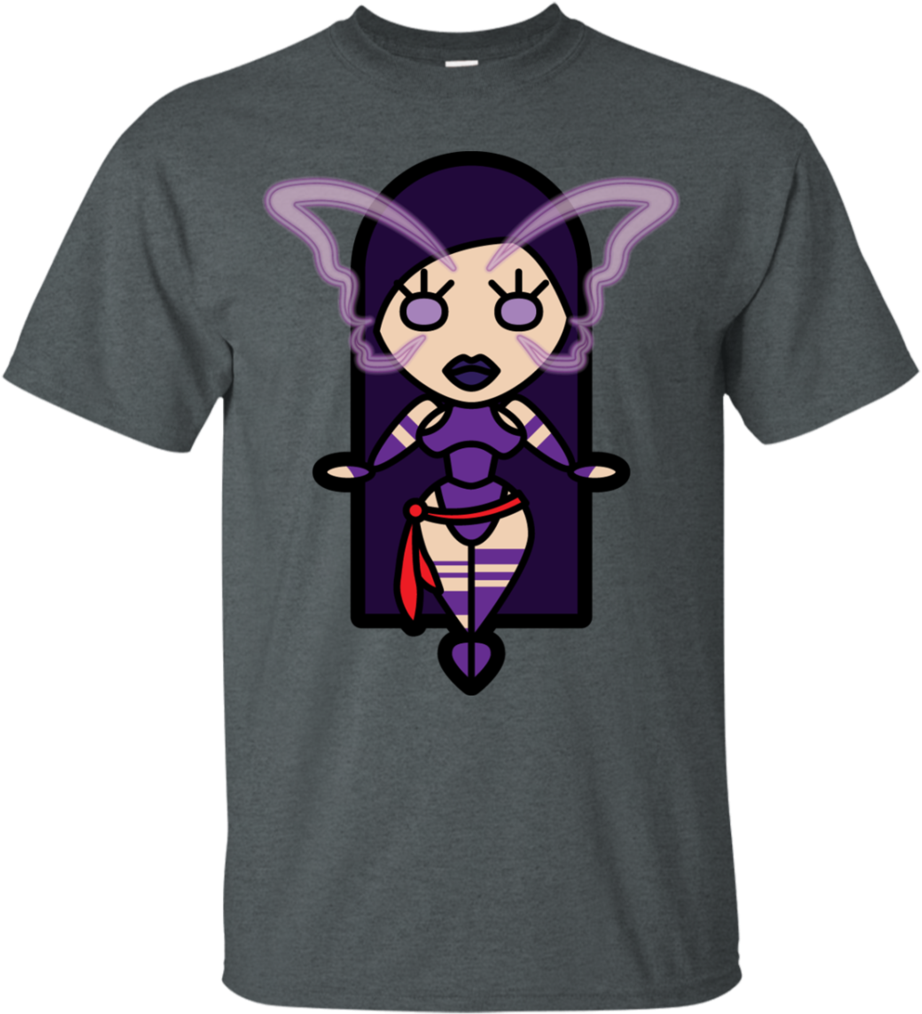 Psylocke Tooniefied Psylocke T Shirt & Hoodie - Dead By Daylight Shirt (1024x1024), Png Download