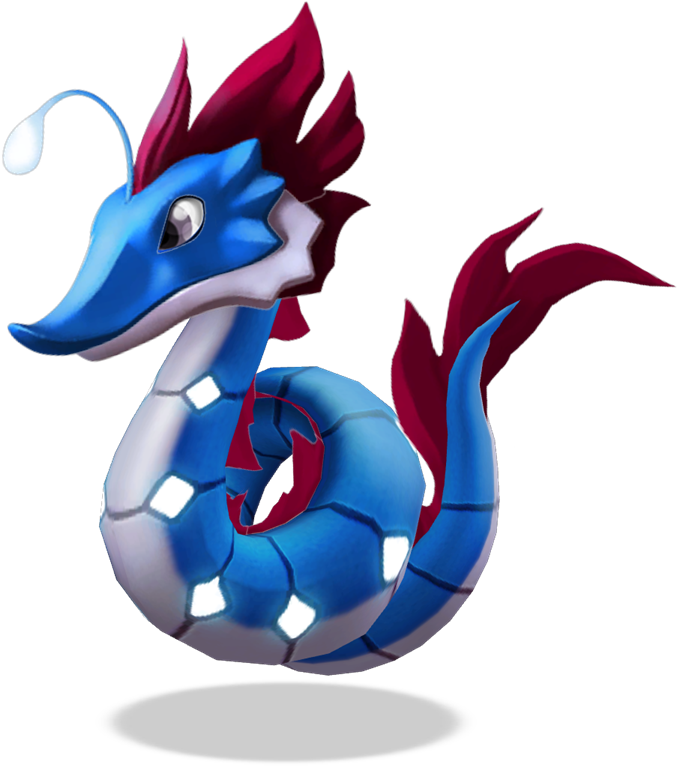 Seahorse Dragon - Dragon De Clan De Dragon Mania Legends (796x796), Png Download