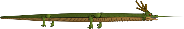 Download Zip Archive - Crocodile (750x650), Png Download
