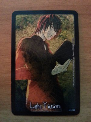 Light Yagami Promo Card - Card Game (400x400), Png Download
