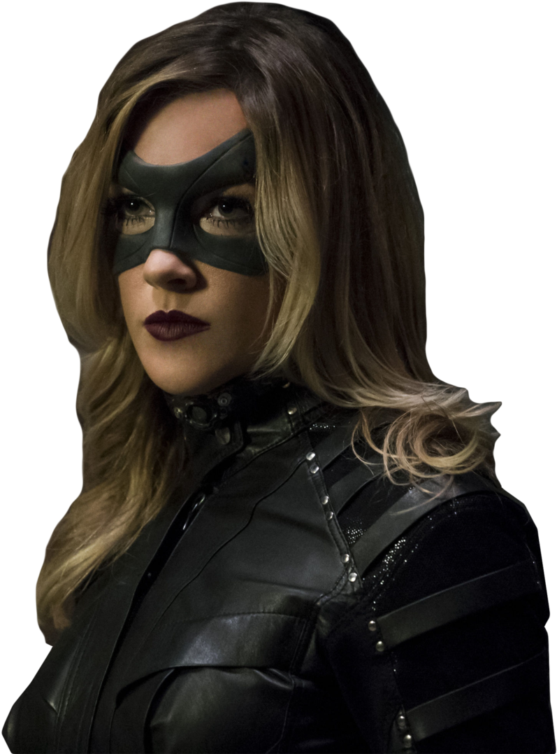Png Canário Negro - Katie Cassidy Black Canary (1024x1101), Png Download