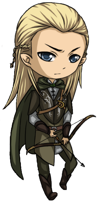 Legolas Png - Legolas Dibujos Animados (421x819), Png Download