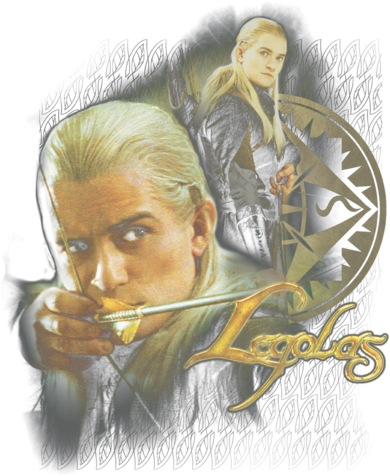 Lord Of The Rings Legolas Men's Tank - Youth: Lord Of The Rings - Legolas (400x499), Png Download
