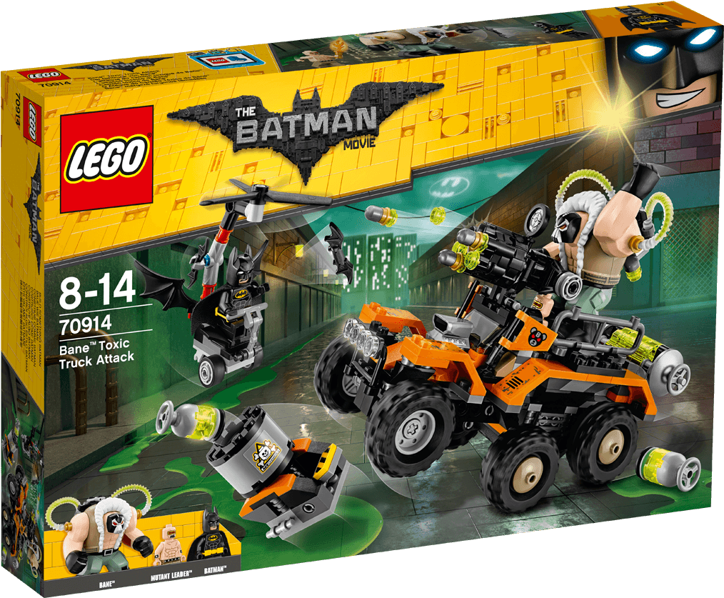 Lego Batman Bane™ Toxic Truck Attack - Lego Batman Movie Bane Toxic Truck Attack (1488x837), Png Download