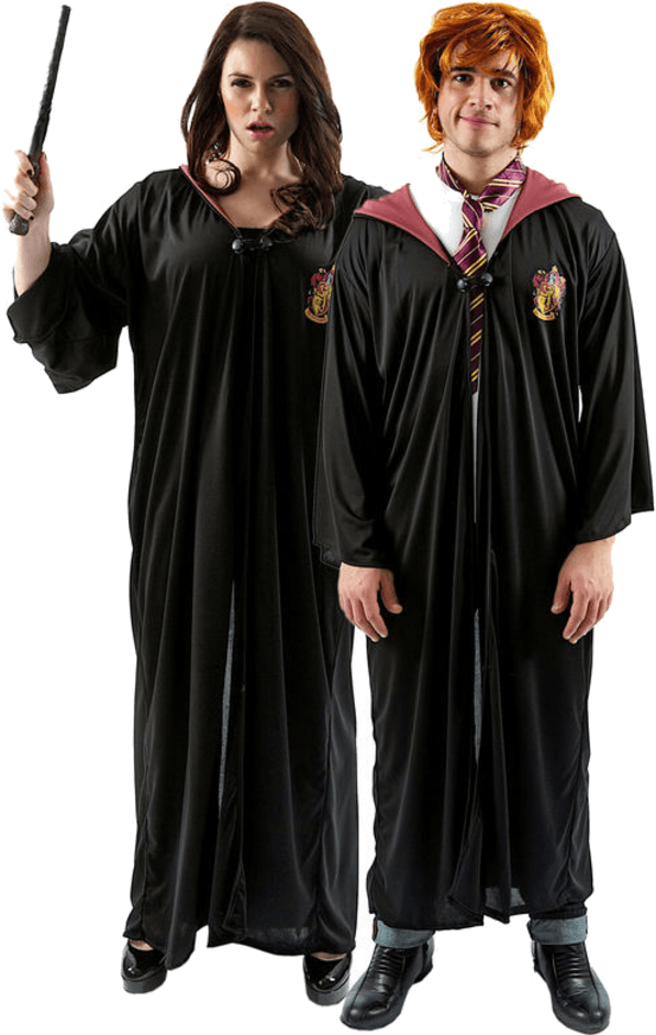 Harry Potter And Hermione Costume (600x951), Png Download