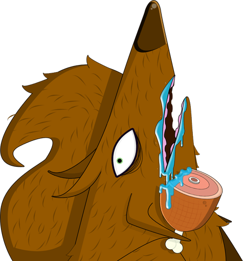 Gummy The Toothless Werewolf - Werewolf (475x510), Png Download