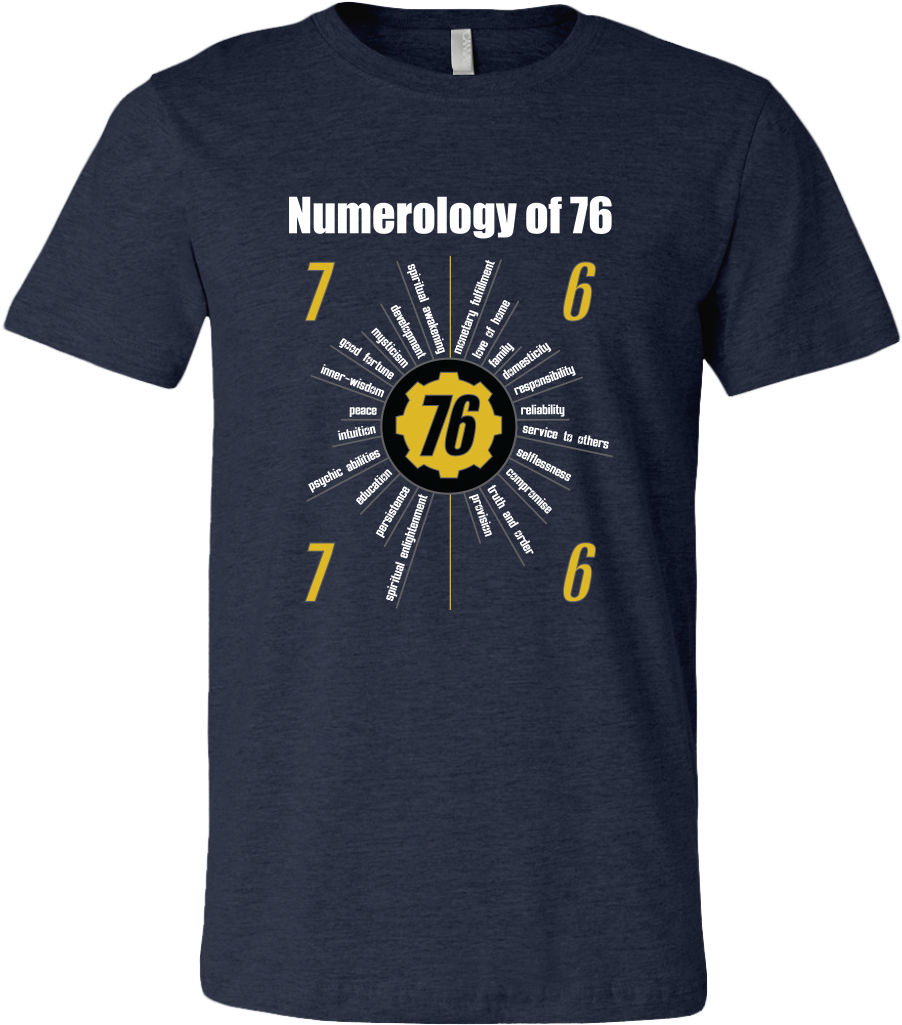 Fallout 76 Numerology Men's T-shirt - Jawbreaker Salt Girl Shirt (1024x1024), Png Download