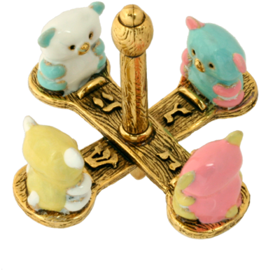 Teddy Bear Art Dreidel (480x480), Png Download