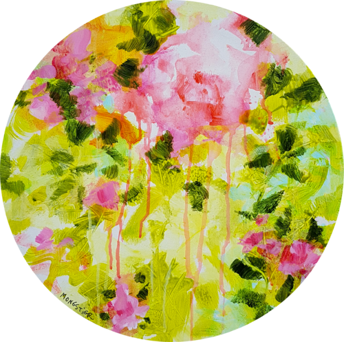 Paysage Abstrait - Acrylic Paint (350x348), Png Download