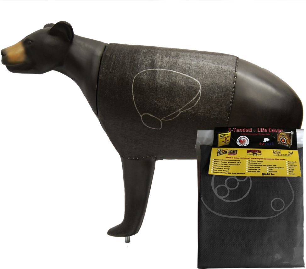 Bionic Bear 3d Field Point Archery Target Replacement - Whippet (972x1024), Png Download