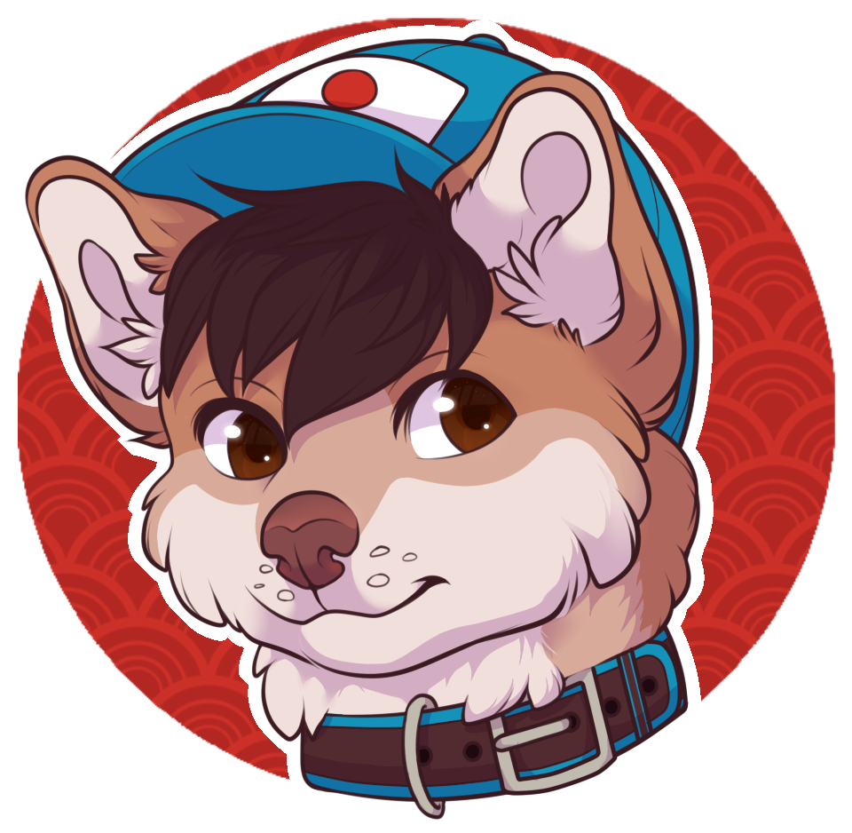 [ga] Kenji By Target Dog Fur Affinity [dot] Net - Cartoon (1100x1100), Png Download