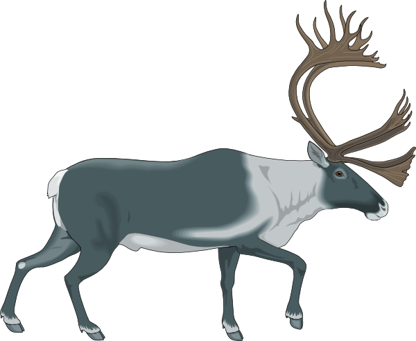 Walking Moose Svg Clip Arts 600 X 492 Px (600x492), Png Download