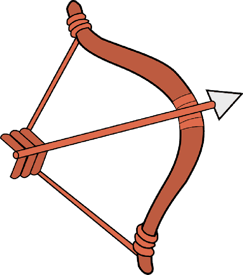 Mb Image/png - Bow N Arrow Clipart (800x906), Png Download