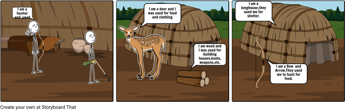 American Indian Storyboard - Cartoon (1164x385), Png Download