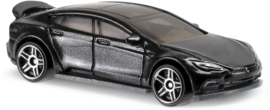 Tesla Model S 2017 - Hot Wheels Tesla Model S Black (892x407), Png Download