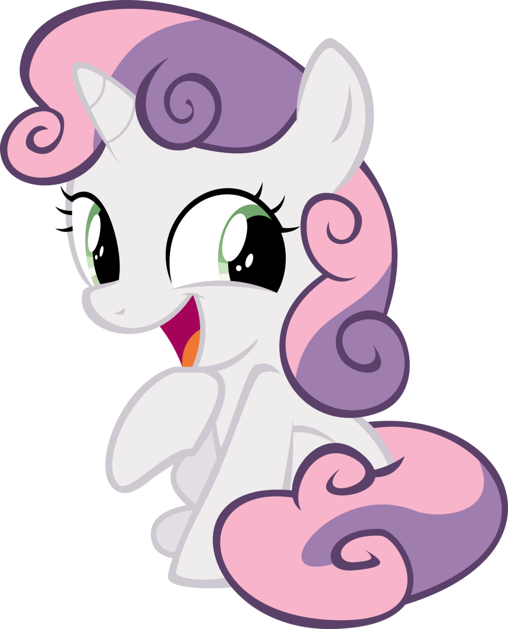 Fanmade Giggling Sweetie Belle - Mlp Sweetie Belle Png (1024x1267), Png Download