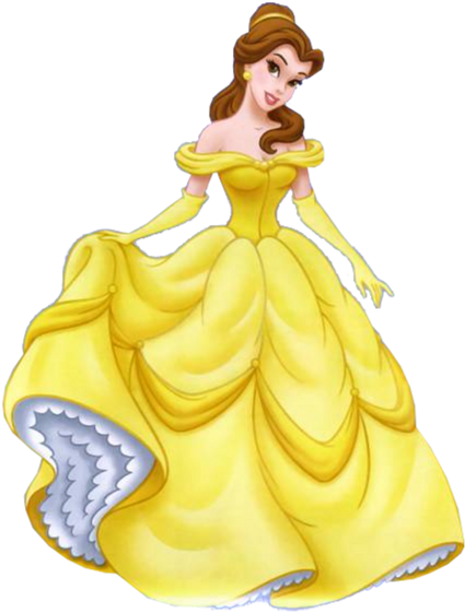 Belle - Disney Belle Party Invitations (800x600), Png Download