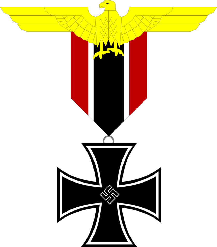 Imperial Eagle Png - Iron Cross Png (838x954), Png Download