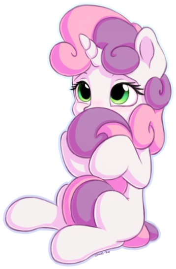 Belle Clipart Tumblr Transparent - Sweetie Belle (500x637), Png Download