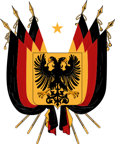 Coat Of Arms Of The Short-lived German Empire 1848/49 - Germany Coat Of Arms (399x499), Png Download