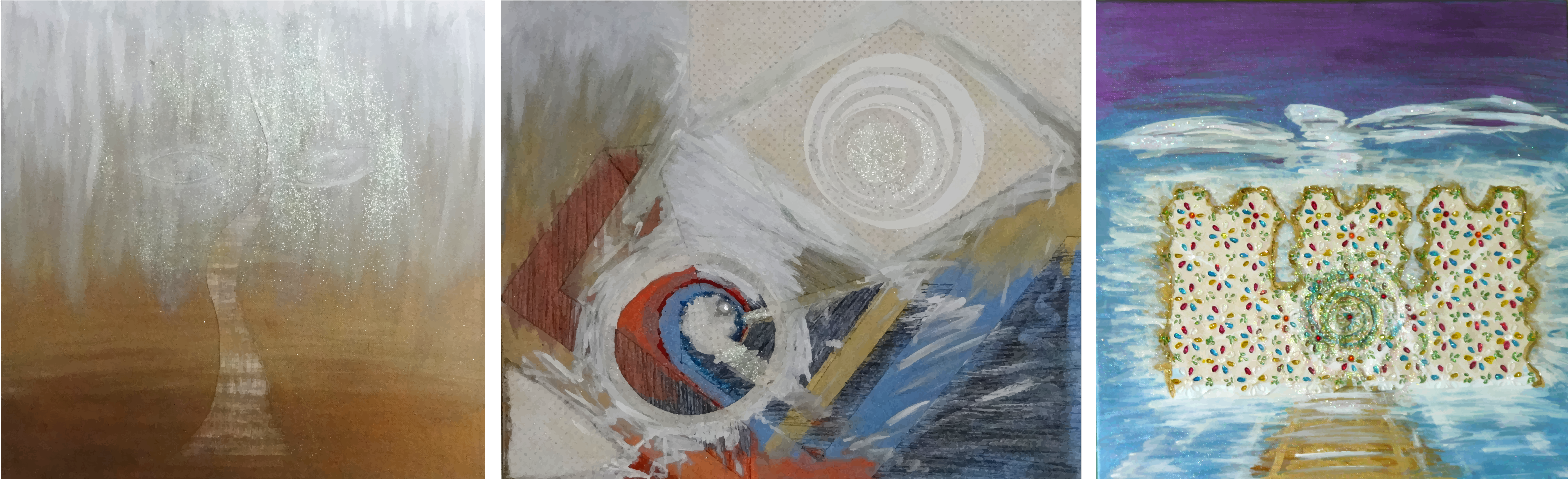 Trilogy Ron Labryzz Rlart Abstract Artwork (6969x2128), Png Download