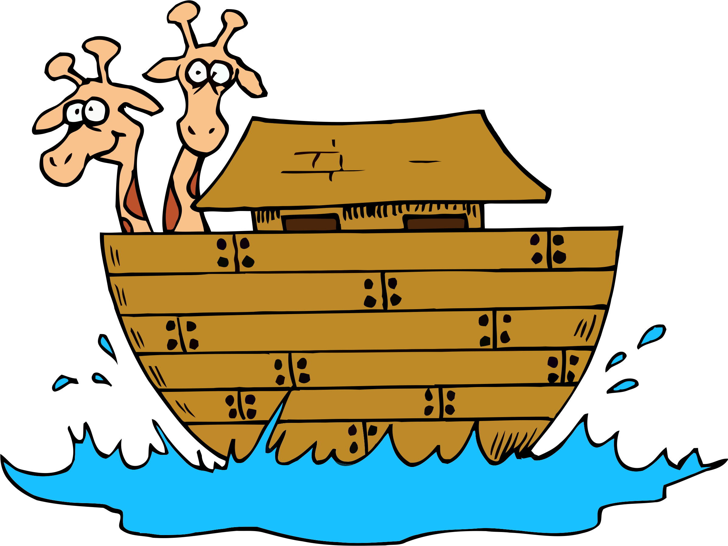 Noah's Ark Playgroup Preschool - Noah's Ark Coloring Pages (2400x1800), Png Download