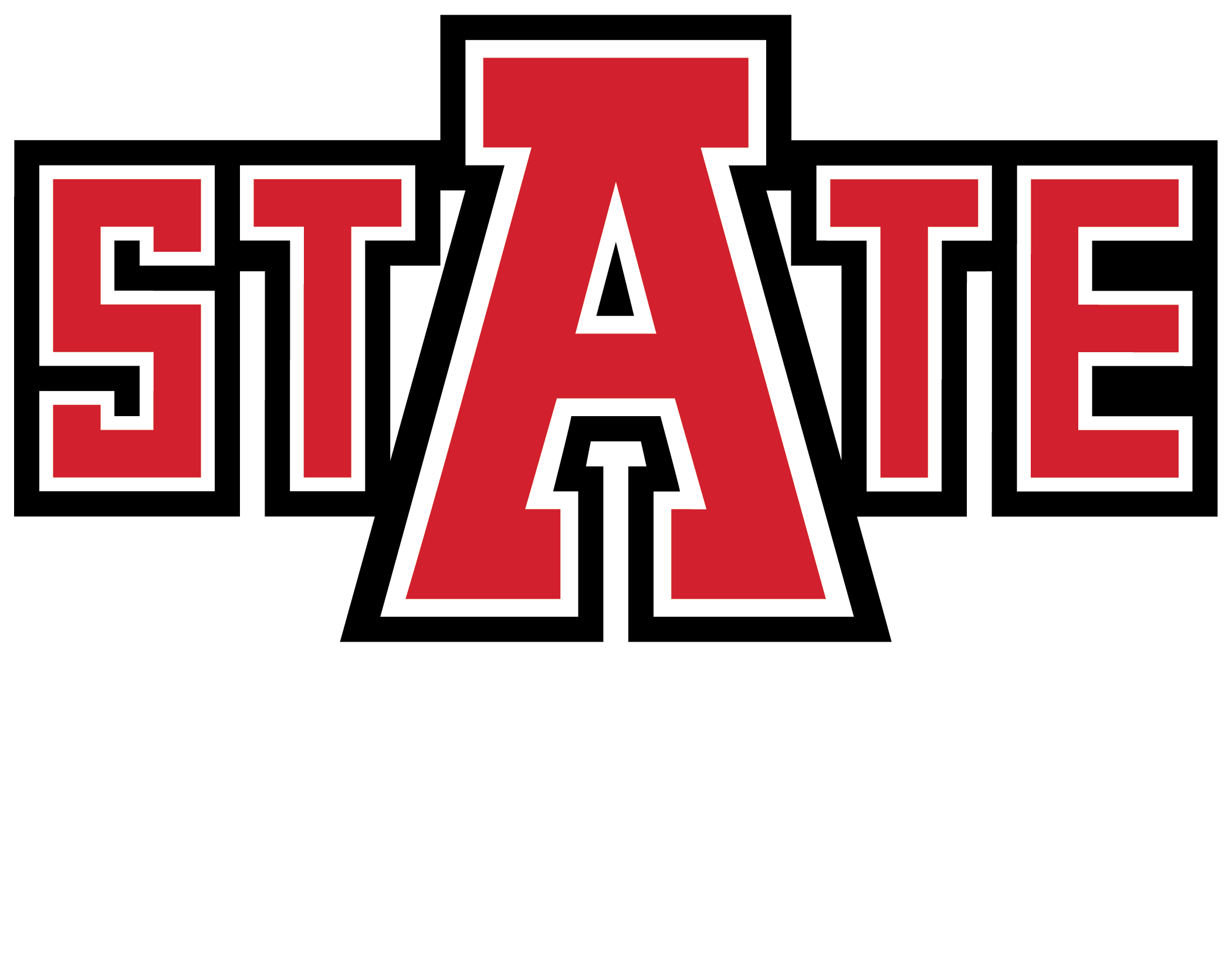 Arkansas State University Red Wolves Logo (2100x1639), Png Download