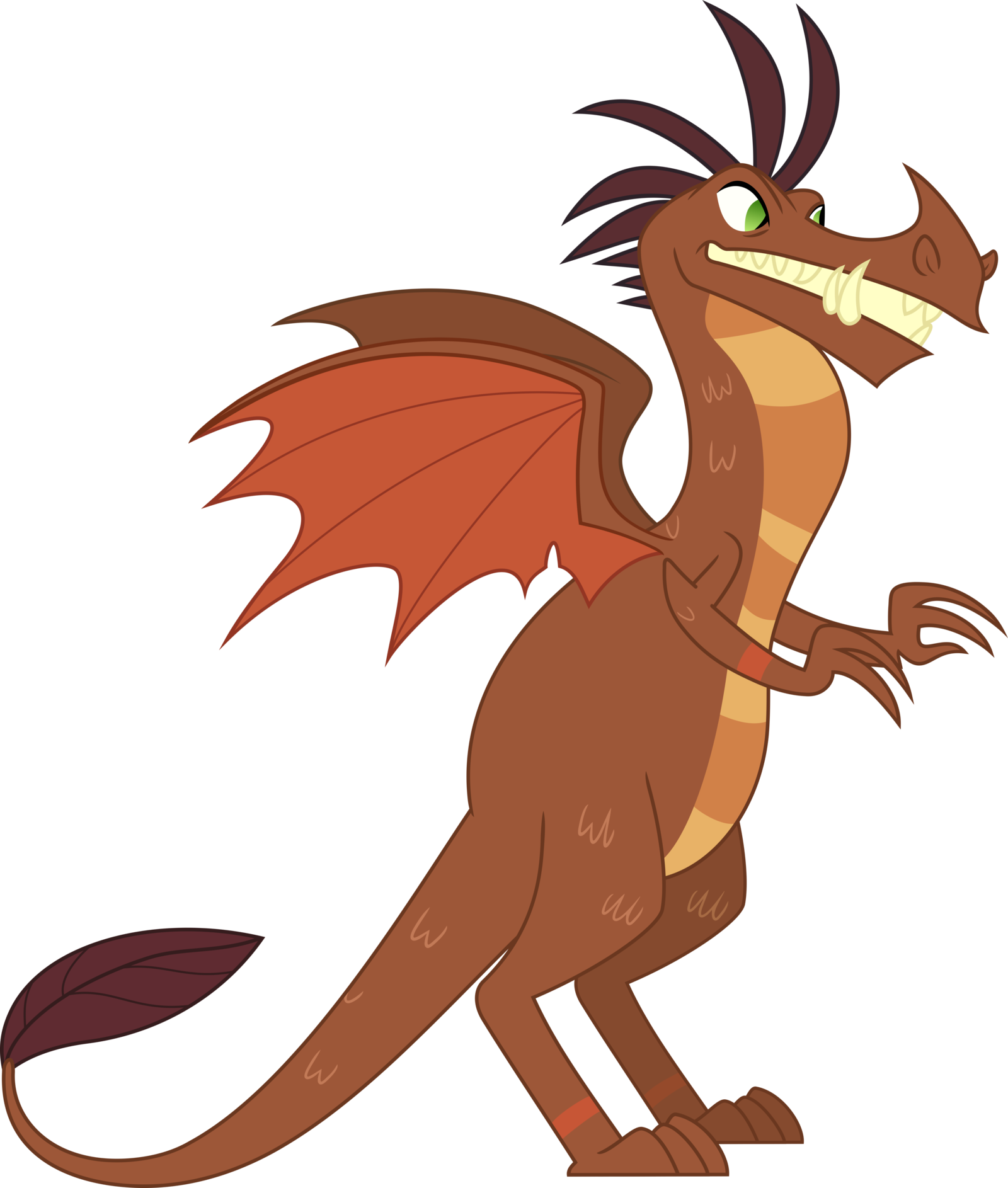 Svg Free Barbeque The Vermilion By Pink Ejack On - Mlp Dragon Vector (1600x1886), Png Download