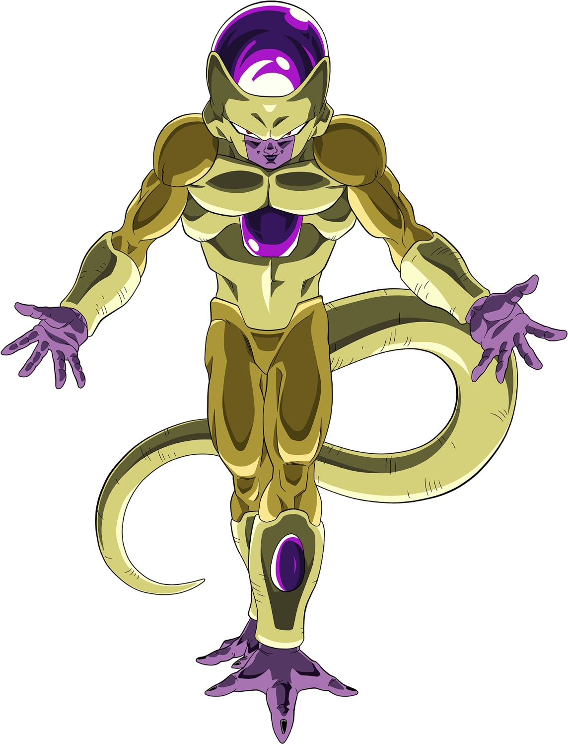 Dragon Ball Z Fukkatsu No F Personagens - Dragon Ball Z Freezer Dorado (1199x1600), Png Download