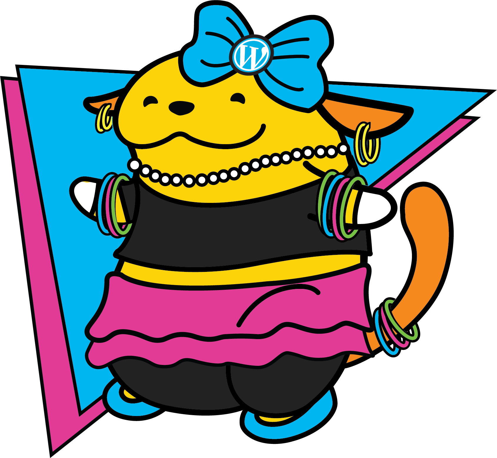 80's Pop Wapuu - Music (1690x1560), Png Download