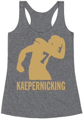 Kaepernicking Racerback Tank Top - I D Rather Be Sleeping Shirt (484x484), Png Download