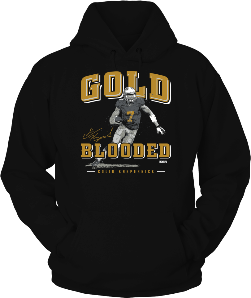Colin Kaepernick - Gold Blooded - Colorado Buffaloes - Living Roots Alabama - Gildan (1000x1000), Png Download
