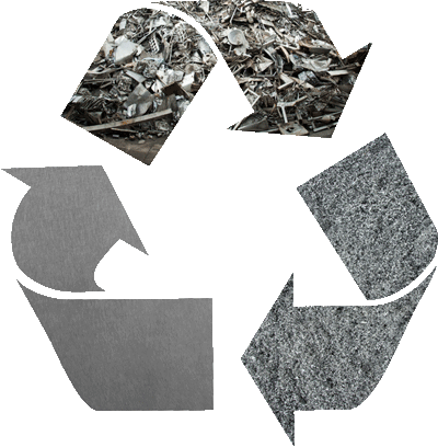 Metal Recycling Symbol - Timber Only Signs (400x408), Png Download