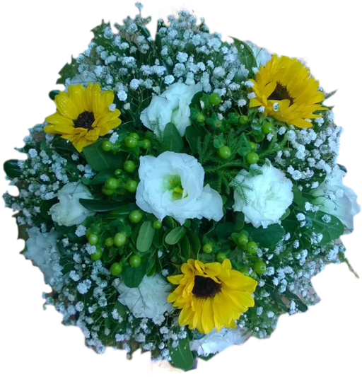 Bouquet (522x588), Png Download