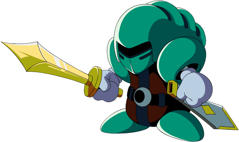Blade Knight Male - Kirby Sword Knight Blade Knight (827x504), Png Download