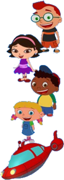 Leo, June, Quincy, Annie - Little Einsteins Leo June Quincy Annie Rocket (250x691), Png Download