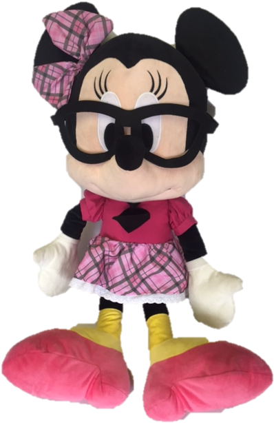 Disney Mickey & Minnie Large Plush - Mickey Mouse (477x637), Png Download