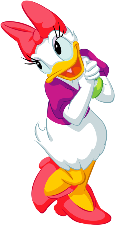 Donald - Daisy Duck Hd Png (450x801), Png Download